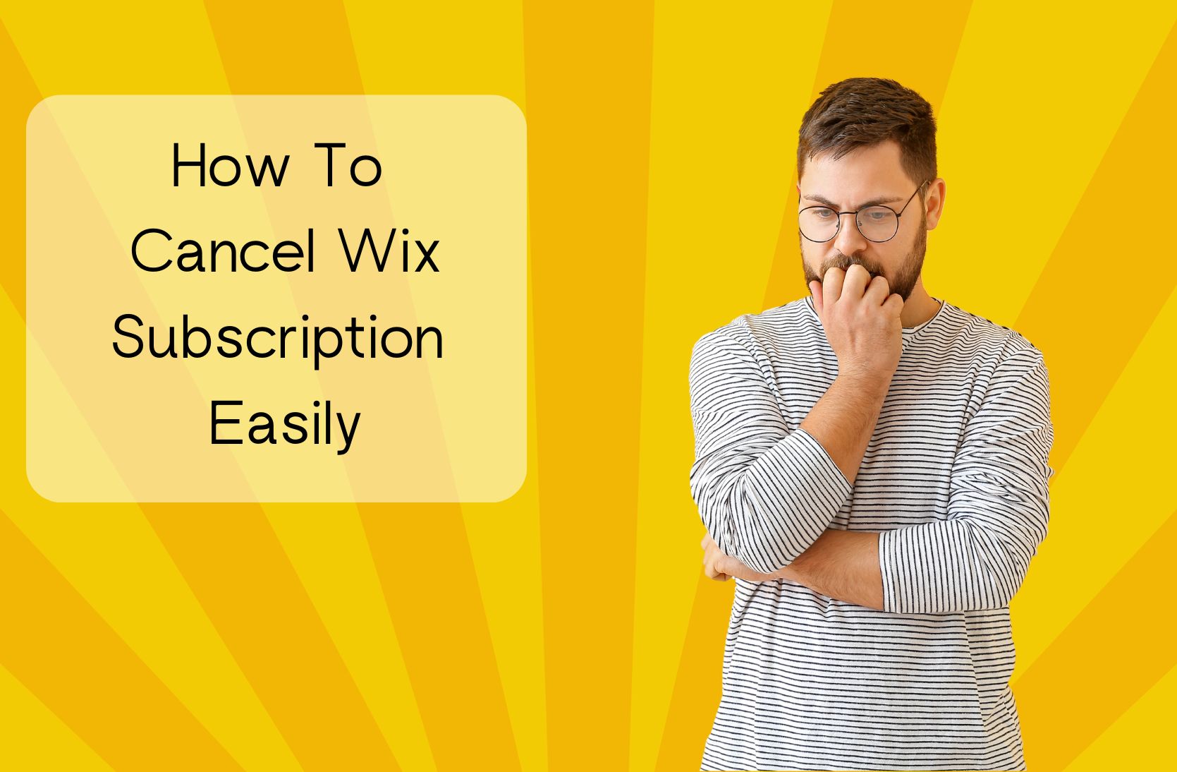 How To Cancel Wix Subscription Easily
